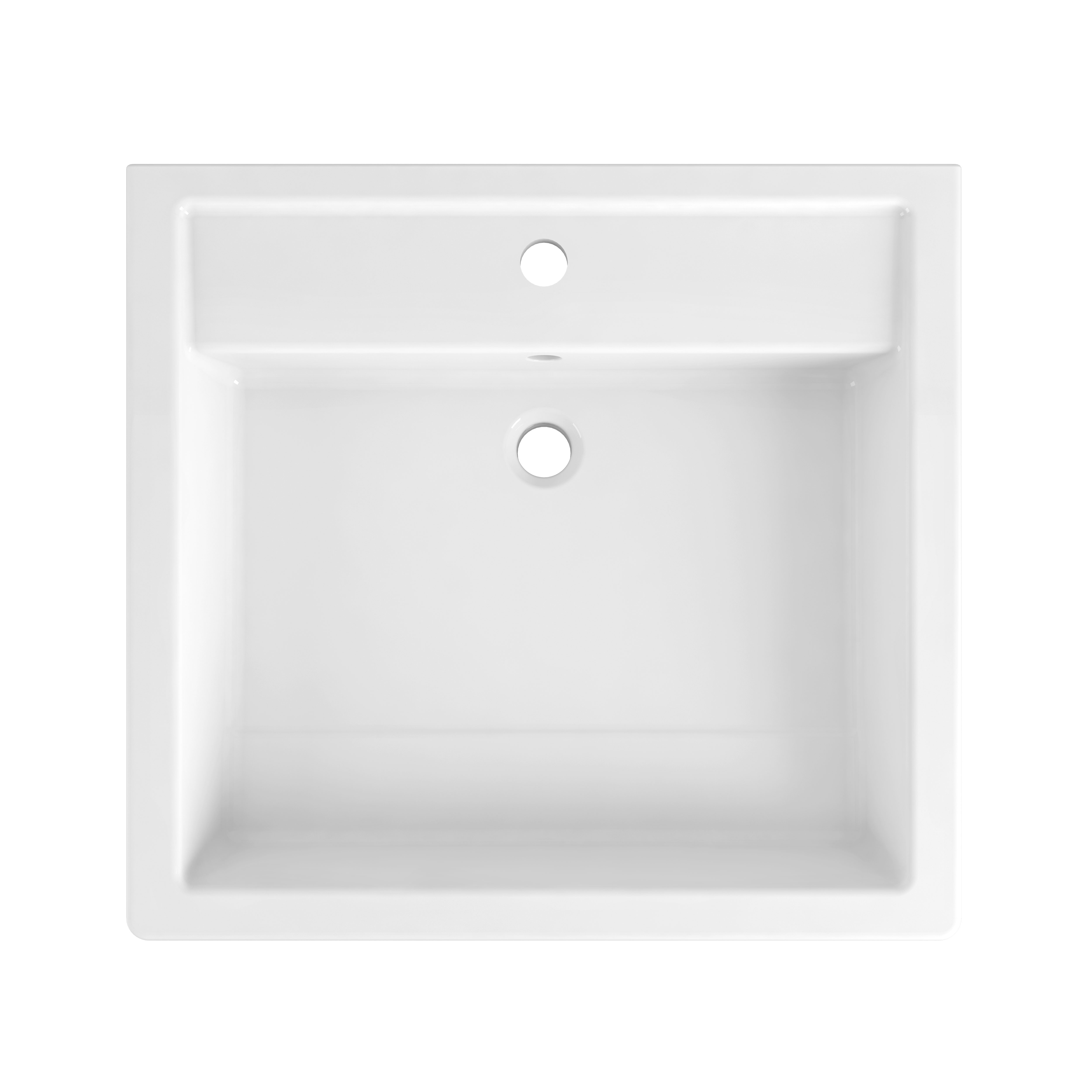 Cossu 24 in. Pedestal Bathroom Sink, Single Hole